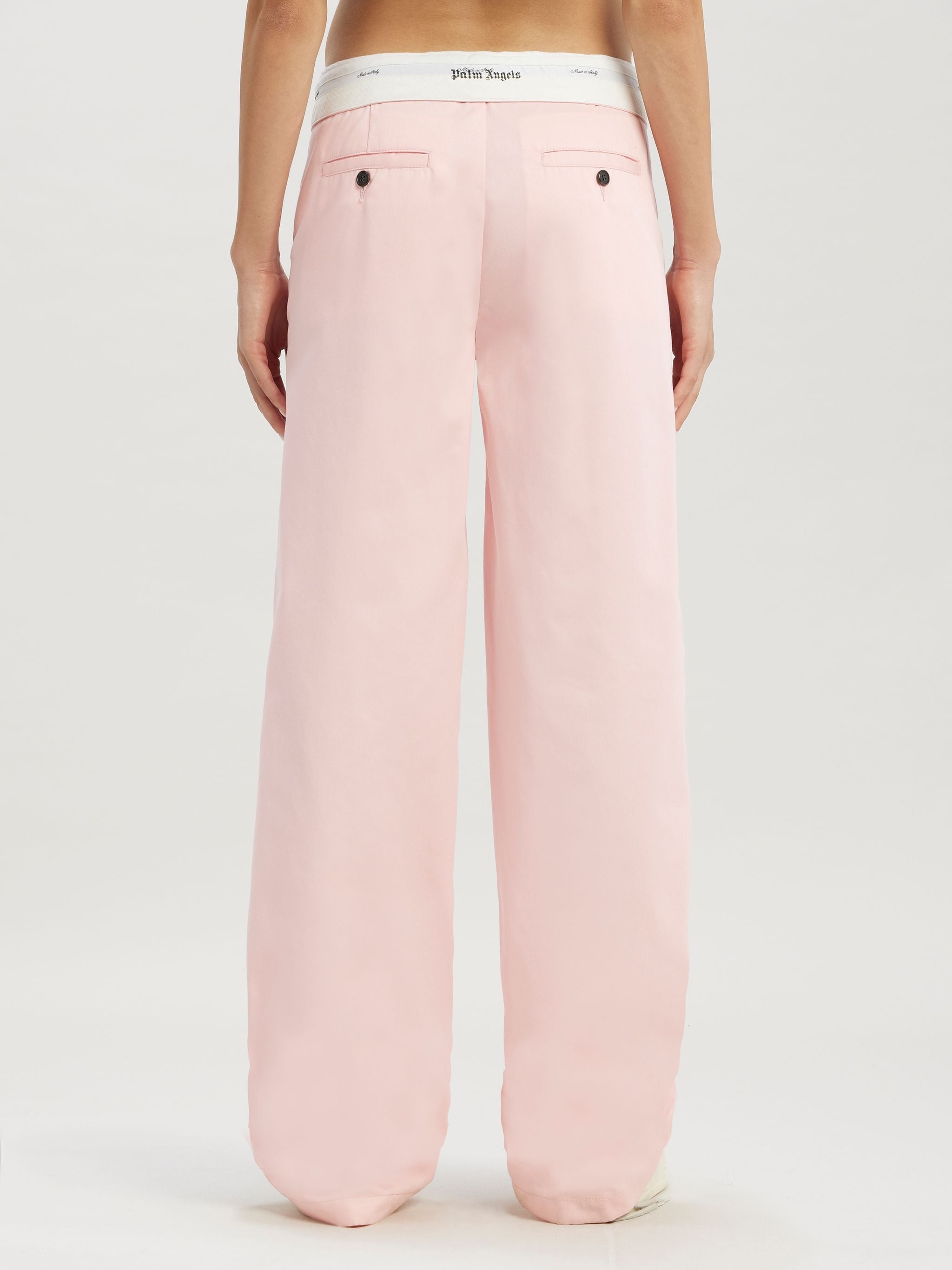 Reversed Waistband Chino Pants - 5