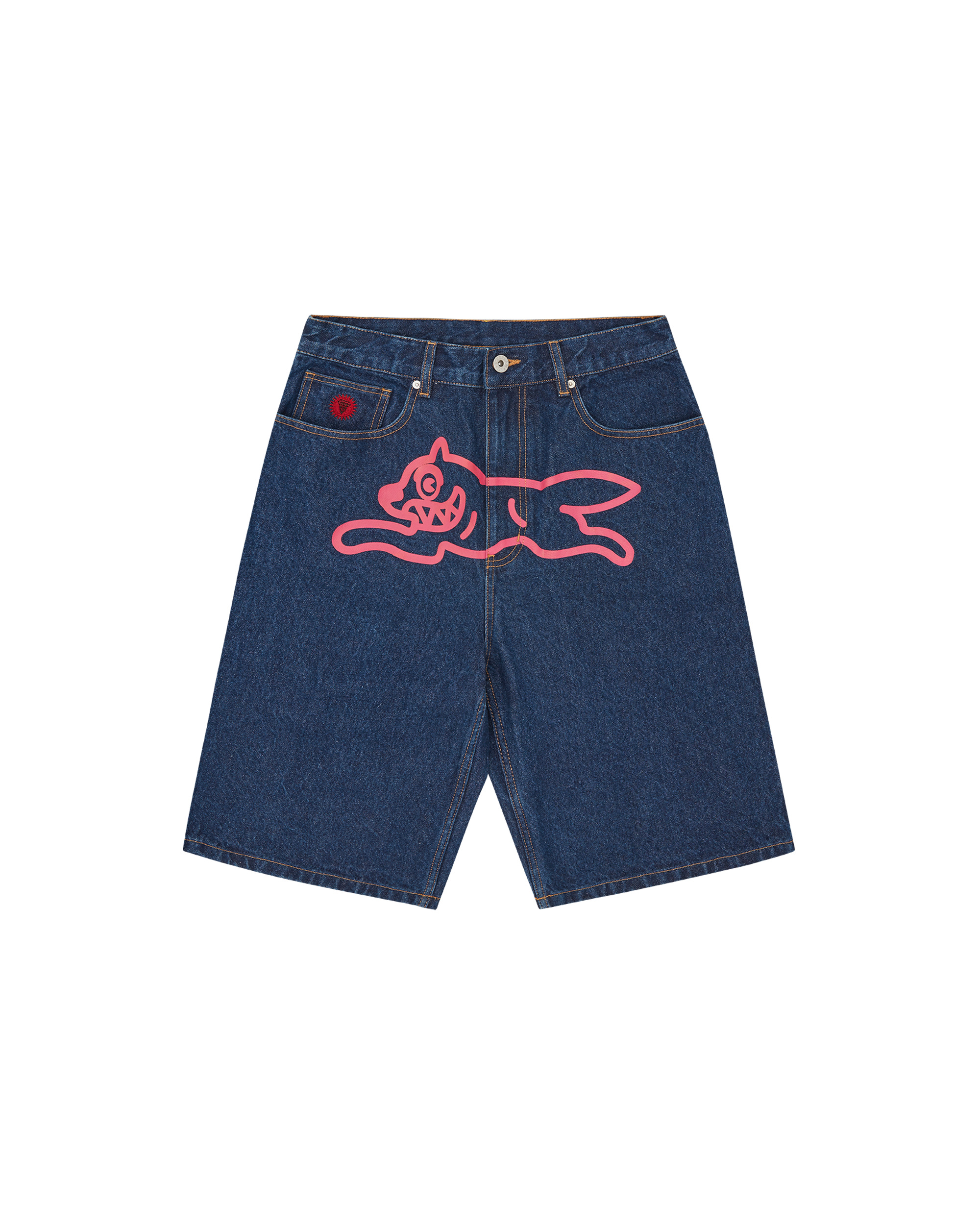 RUNNING DOG DENIM SHORTS - 1