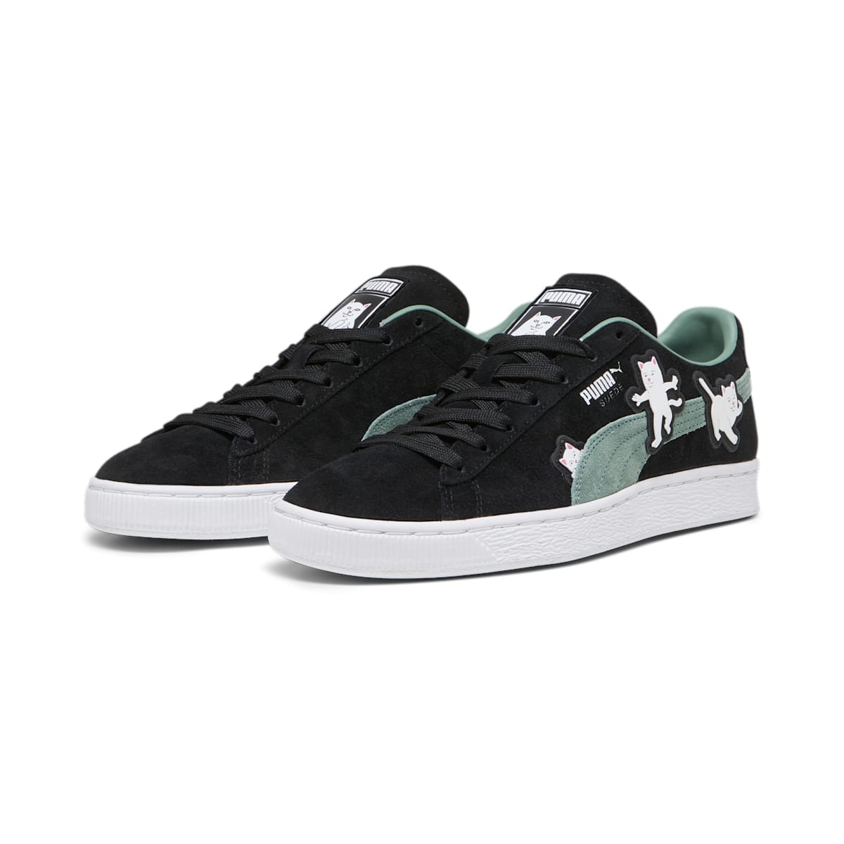 PUMA Suede x RIPNDIP 'Lord Nermal - Black Eucalyptus' 393872-01 - 3