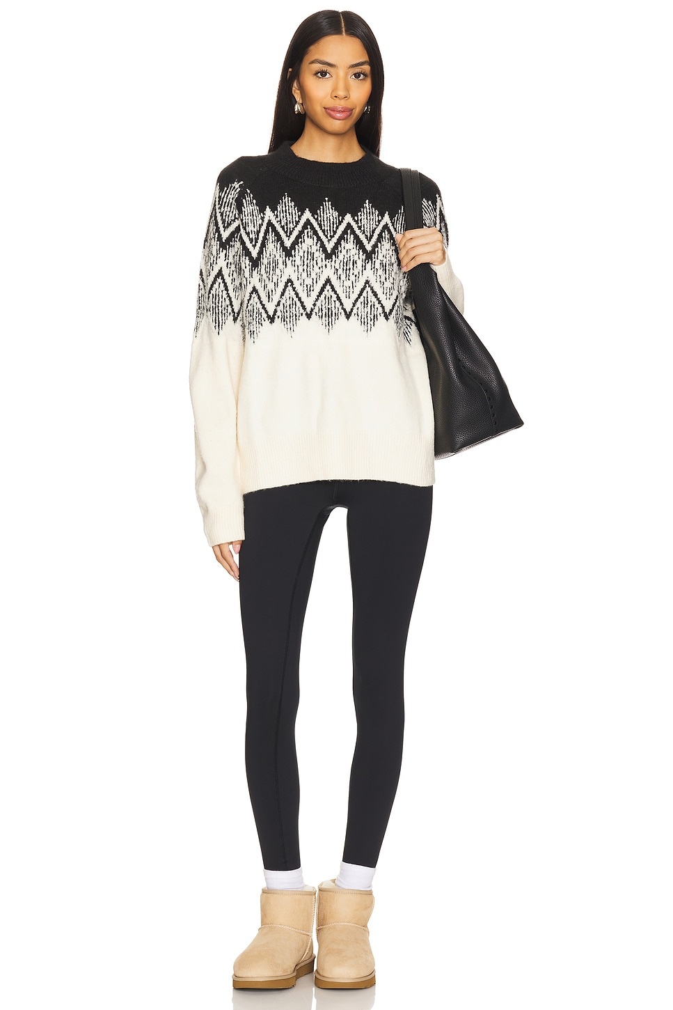 Siren Relaxed Jacquard Sweater - 4