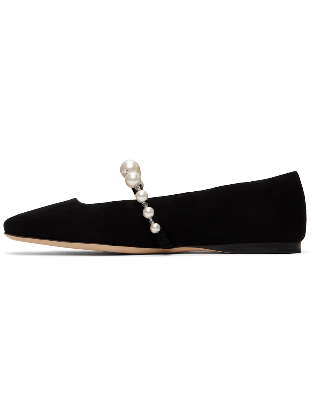 Black Ade Ballerina Flats - 3