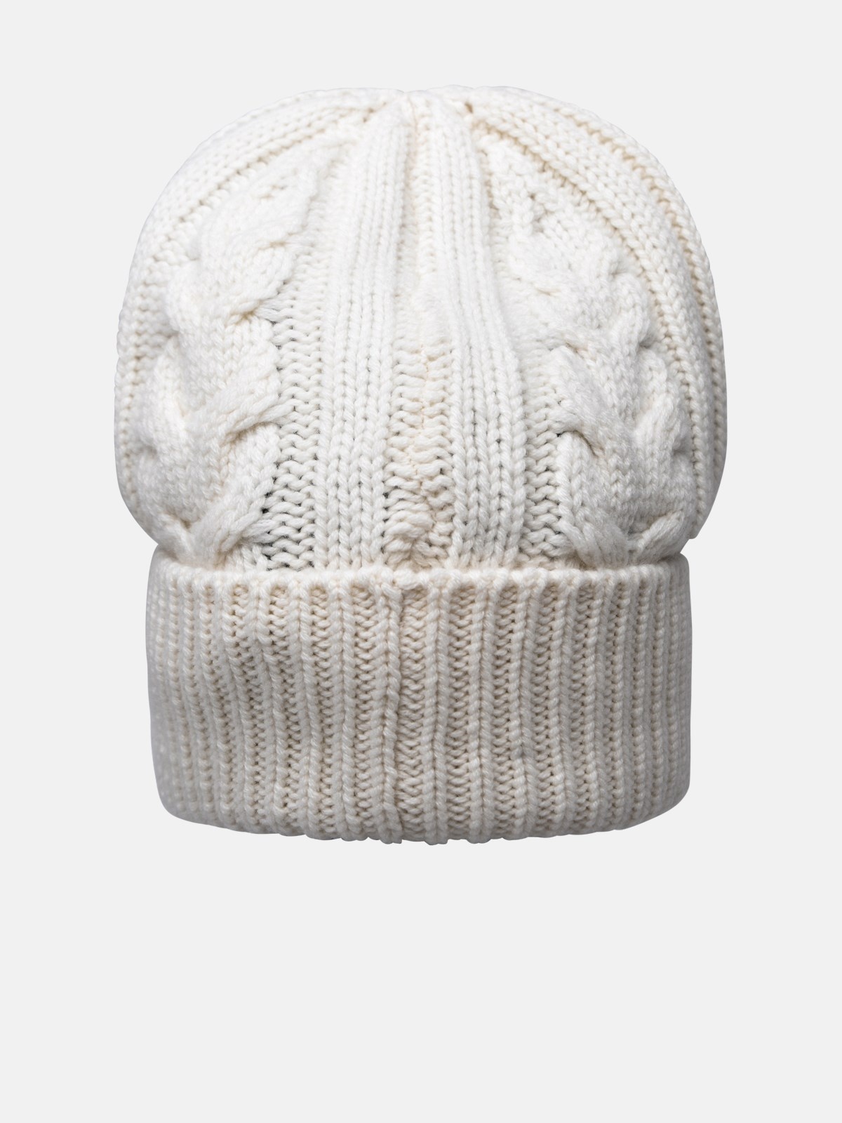 WHITE CASHMERE CAP - 3