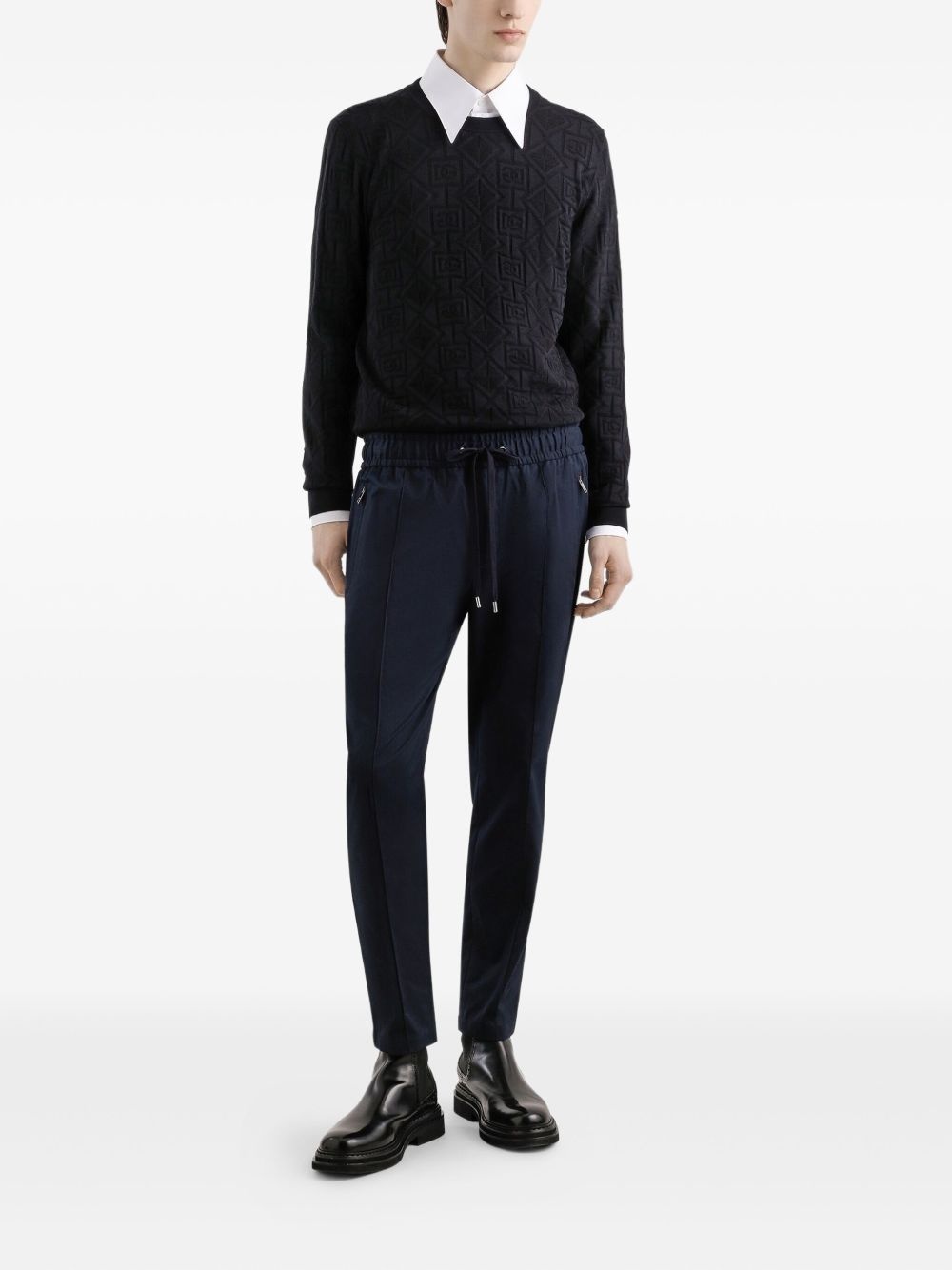 elasticated-waistband trousers - 2