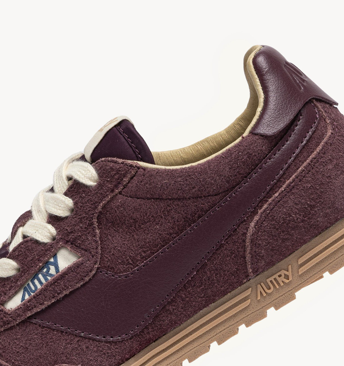 WINDSPIN SNEAKERS IN AMARONE SUEDE AND LEATHER - 6