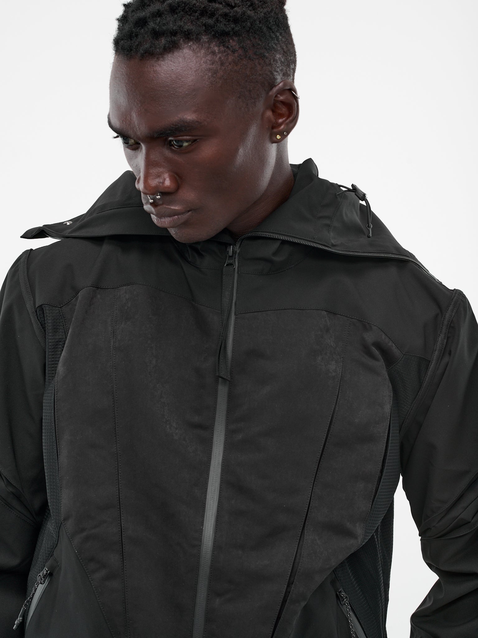 Gather-Slashed Windbreaker - 4