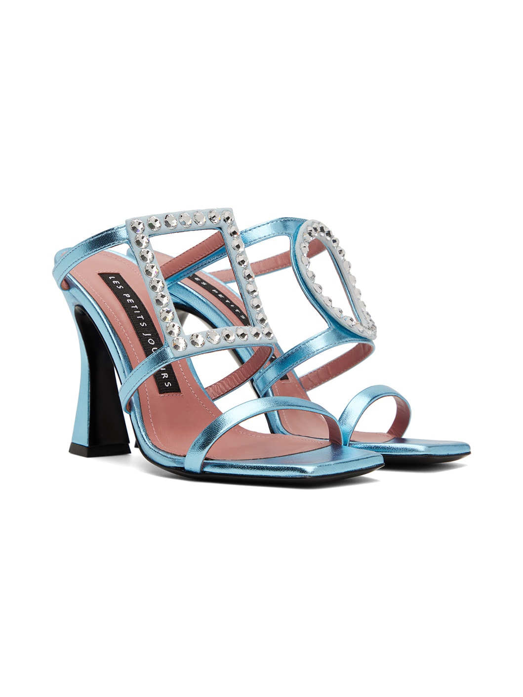 Blue Hoya Heeled Sandals - 4