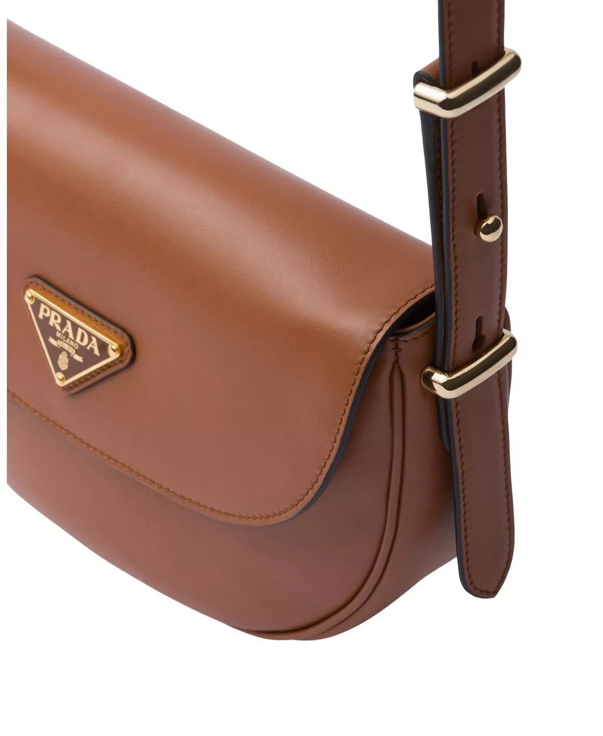 Arque Leather Shoulder Bag with Flap - 9