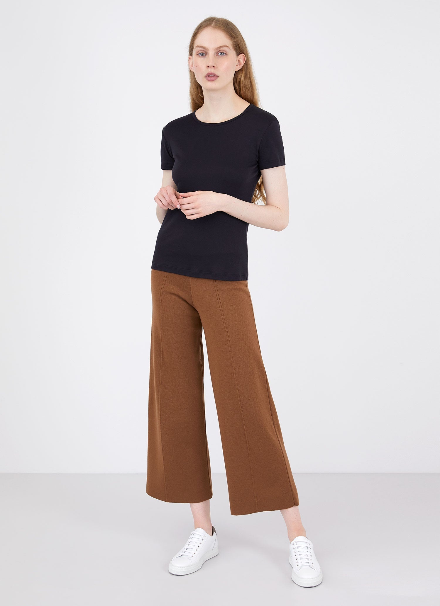 Merino Wide Leg Trouser - 3