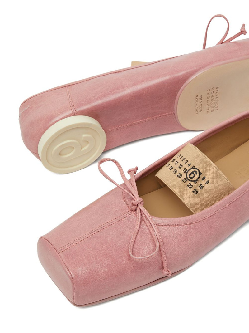 square-toe bow ballet flats 4