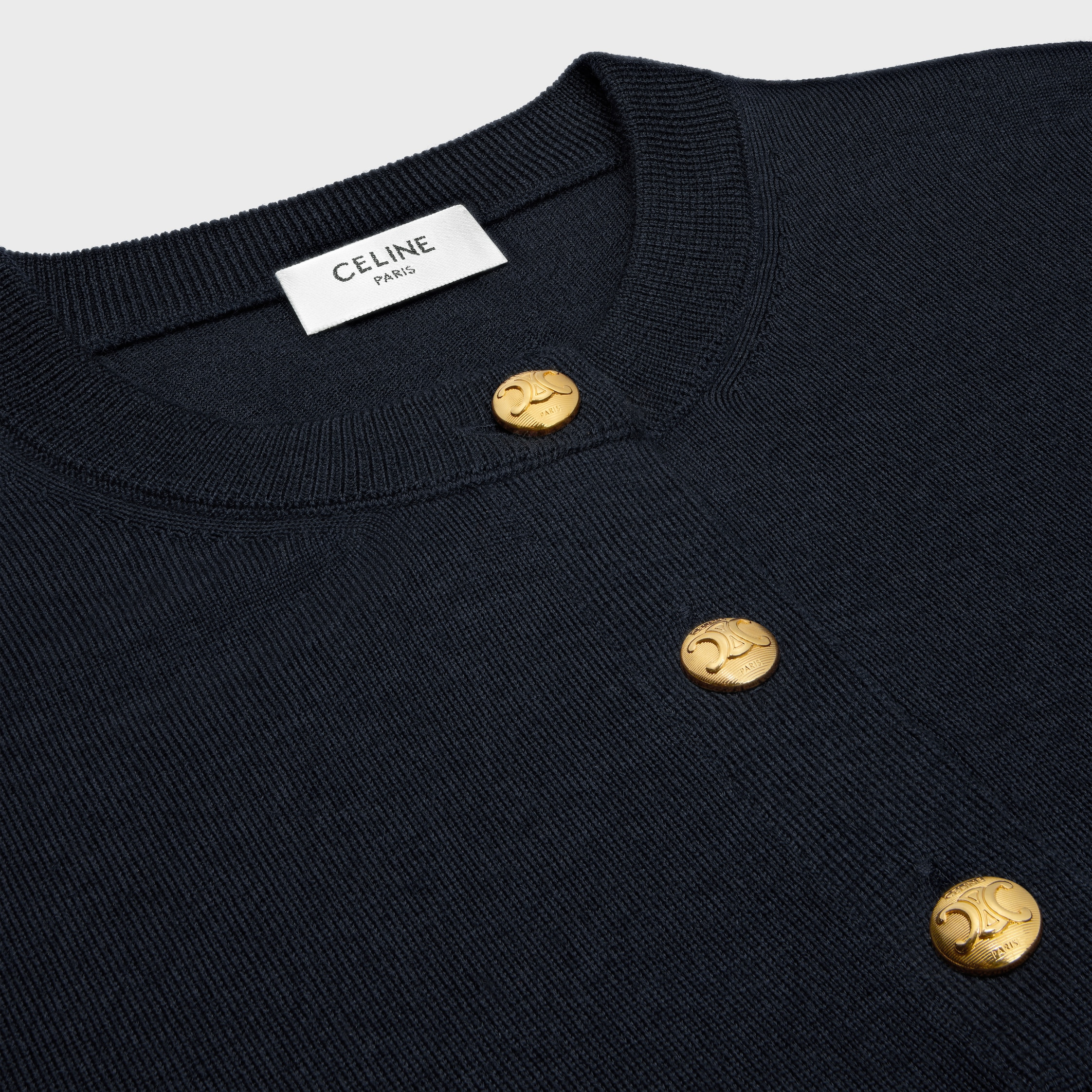 crew neck sweater IN fine wool - 3