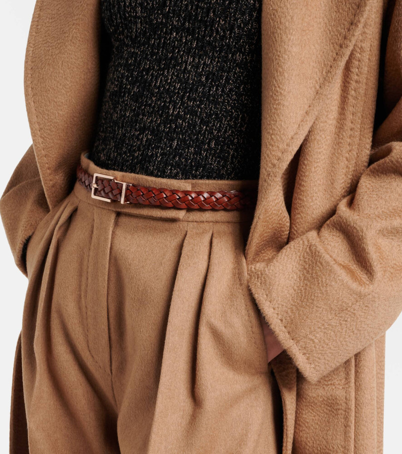 Max Mara Vetta leather belt outlook