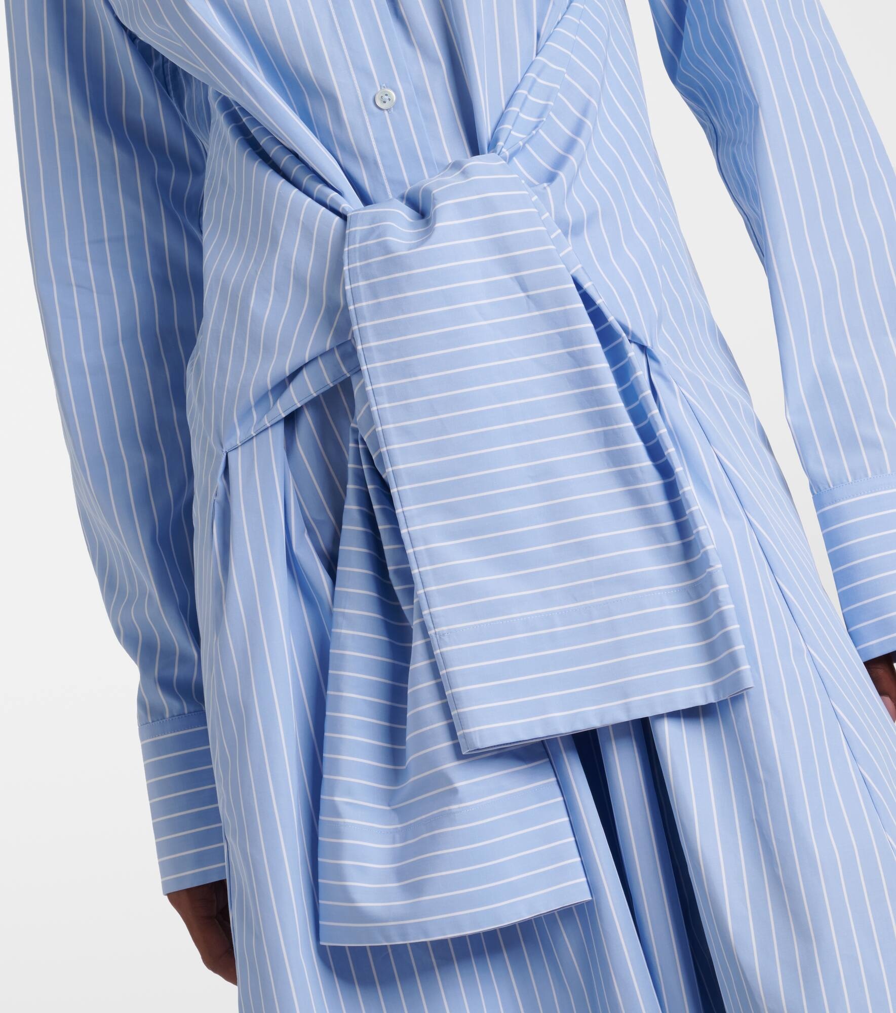 Layered cotton midi dress - 5