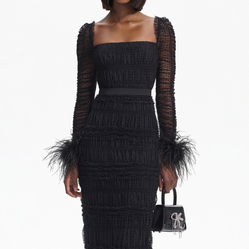 farrow long sleeve midi dress Farrow Long Sleeve Midi Dress