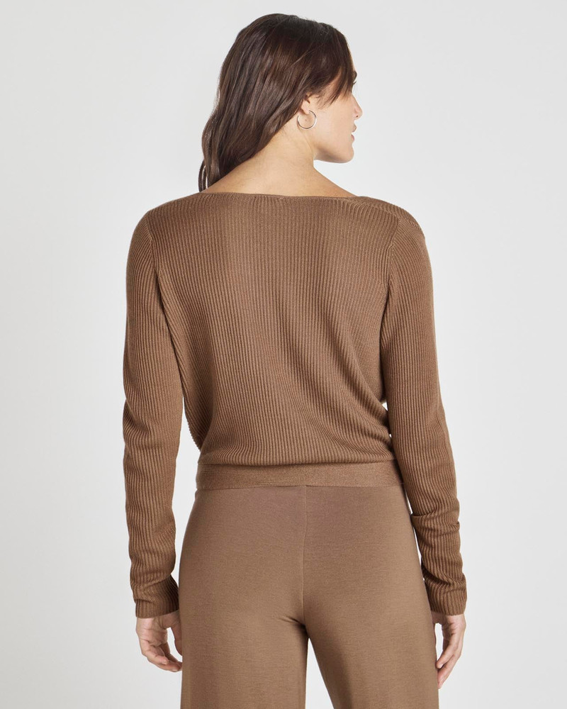 Loopknit LYR Surplice Sweater 5