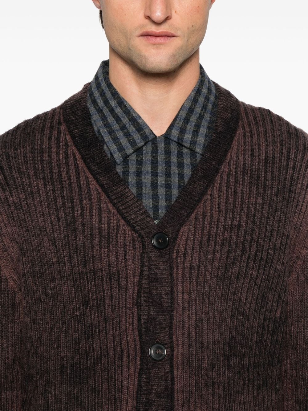 ribbed cardigan - 5