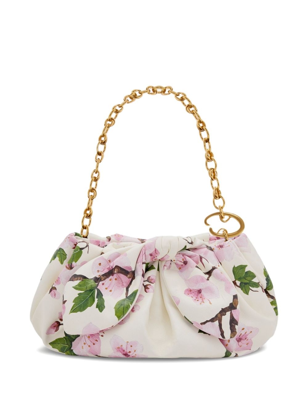 floral-print clutch bag - 4