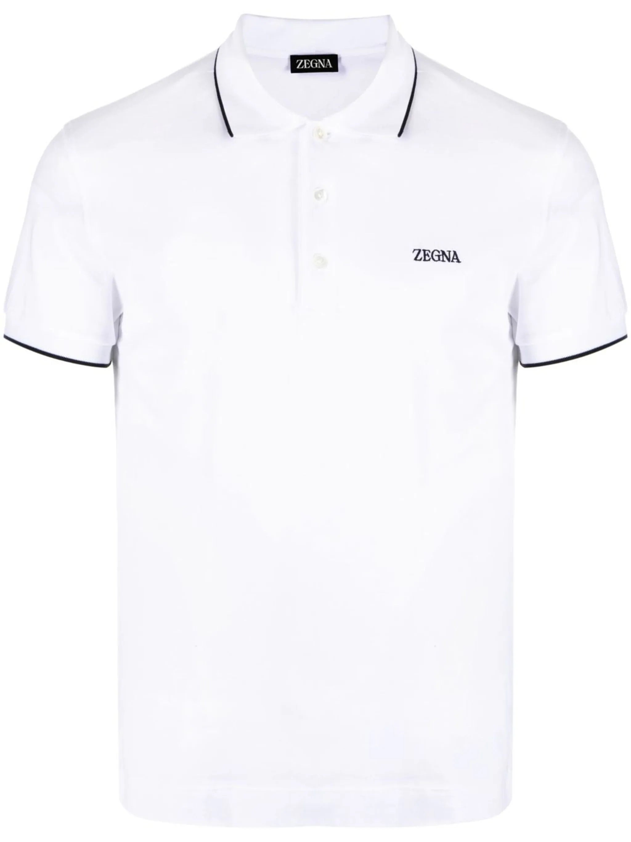 EMBROIDERED-LOGO POLO SHIRT - 1