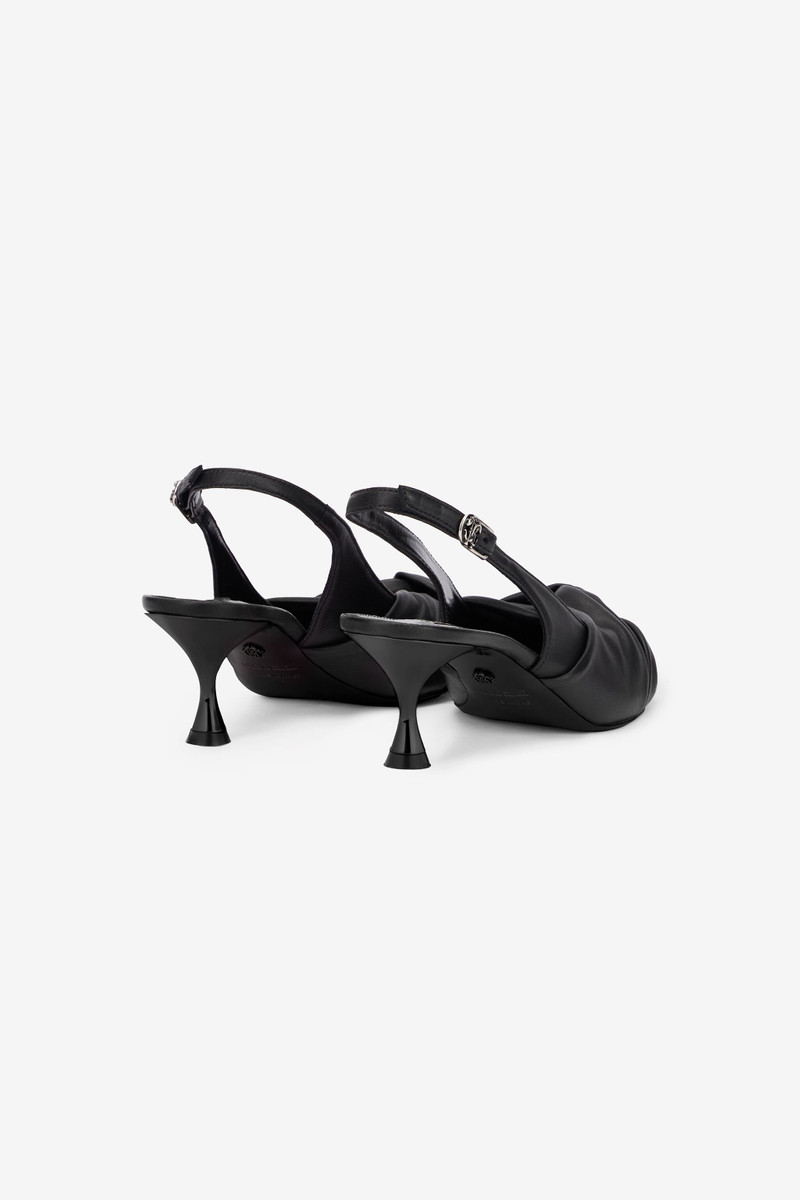 Roberto Cavalli Leather Slingbacks outlook