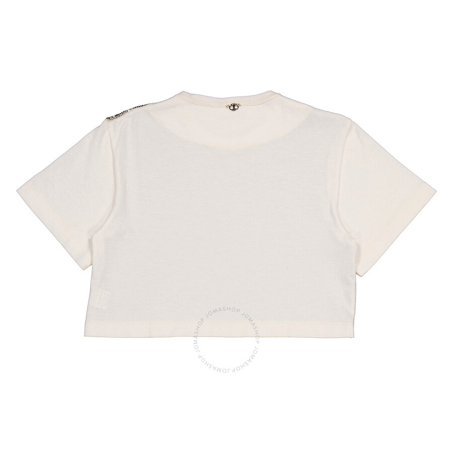 Rabanne Sequin Short-Sleeve Cropped Top - 5