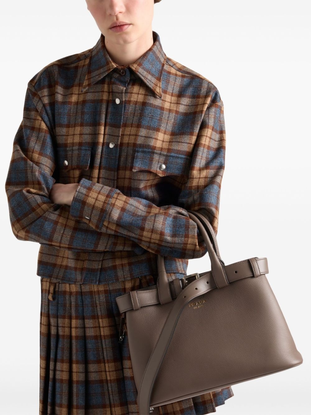checked wool shirt - 3