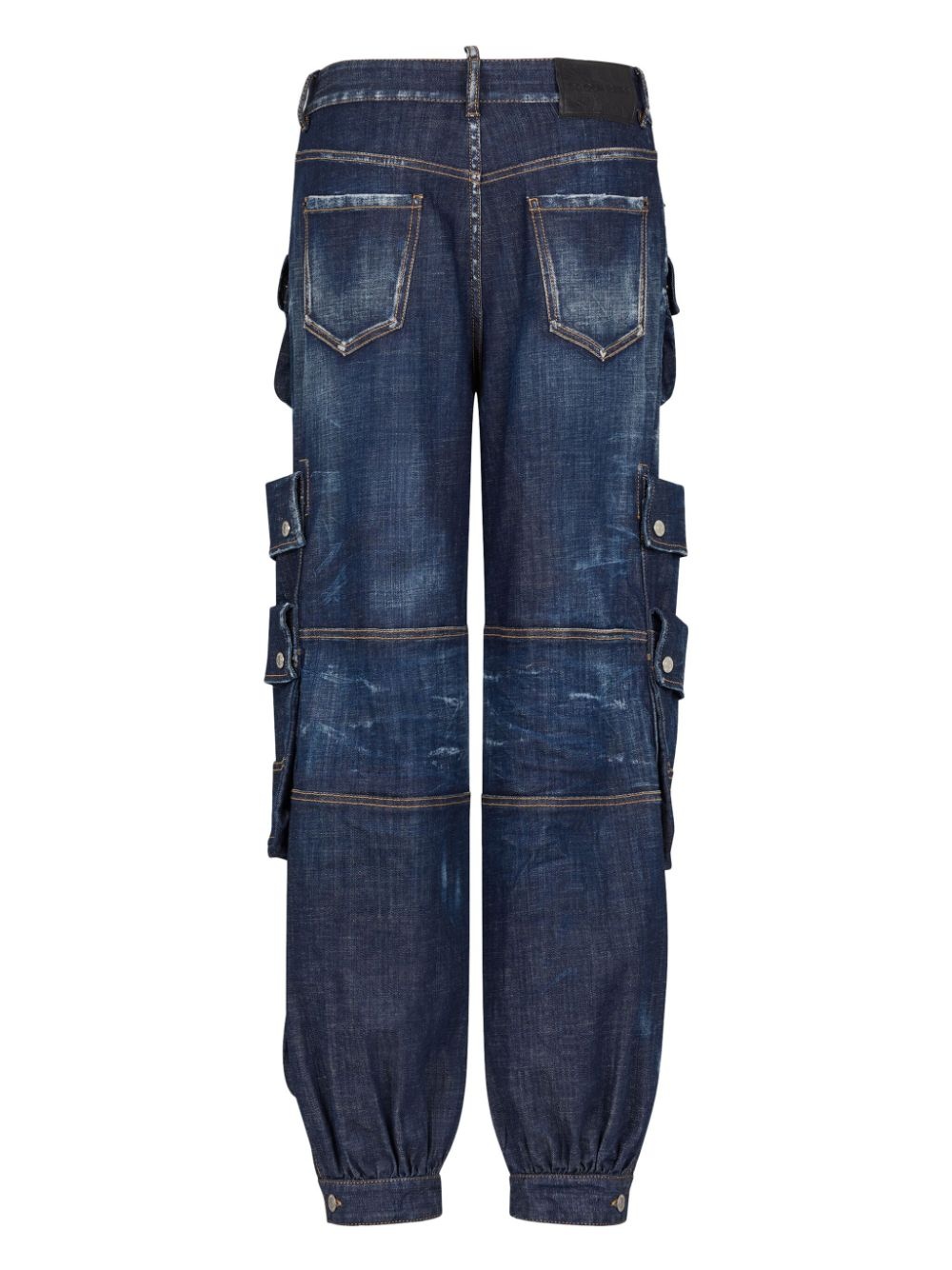 tapered cargo-pocket jeans - 2