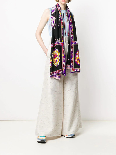 EMILIO PUCCI abstract print scarf outlook