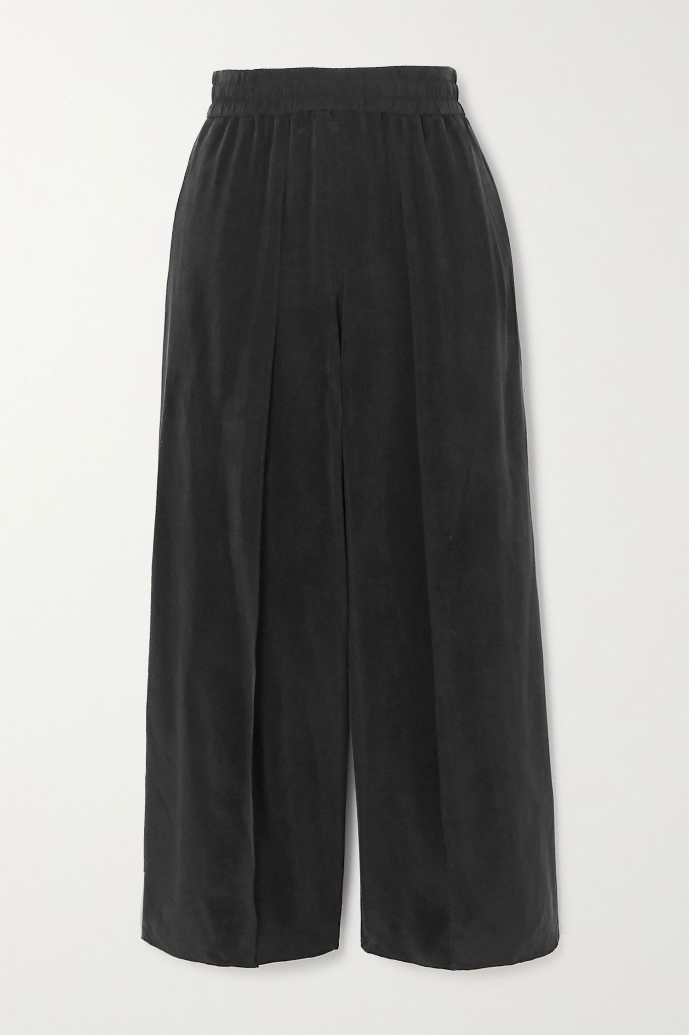 Elba cropped cupro wide-leg pants - 1