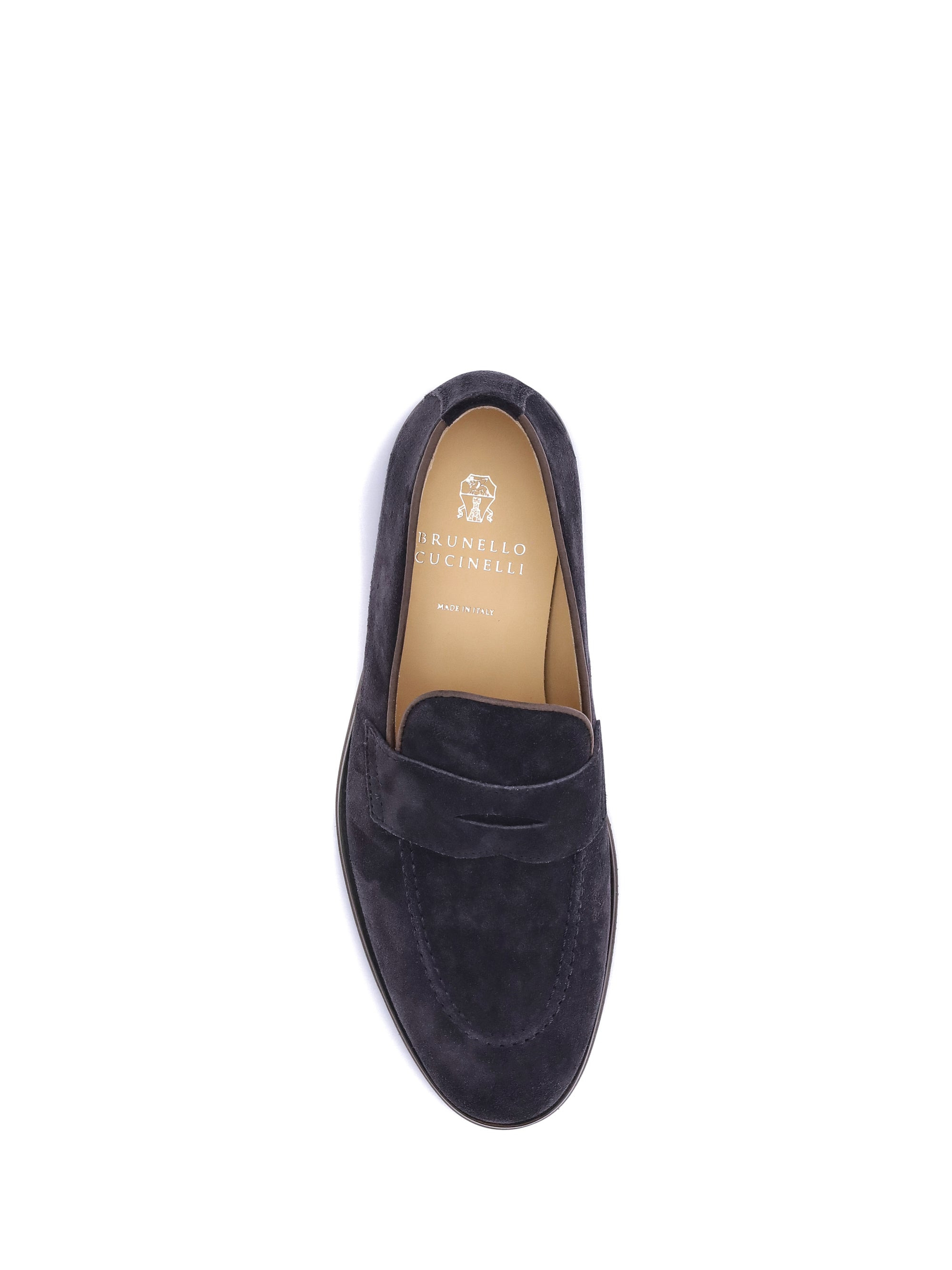Brunello Cucinelli Men Suede Loafers - 4
