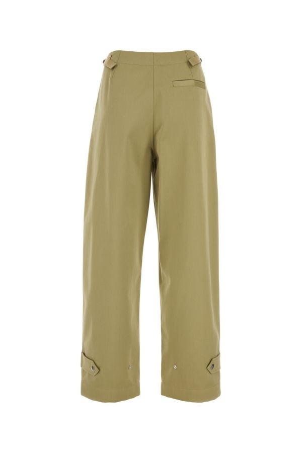パンツ BURBERRY MILITARY GREEN COTTON PANT BURBERRY | Military green Men's Casual Pants | YOOX