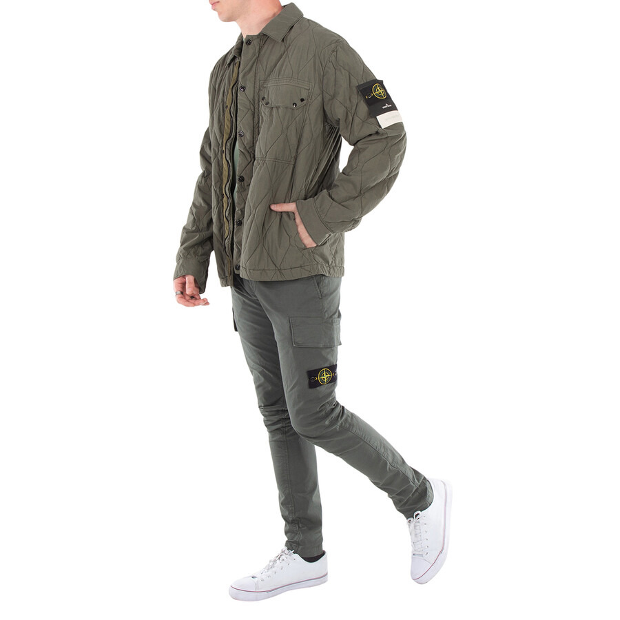 Stone Island Men's Musk Fili Nylon Cotton Jacket - 4