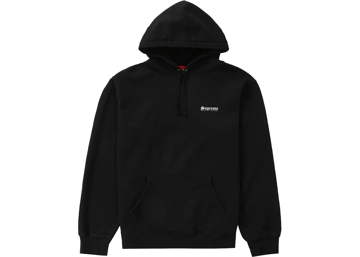 Supreme Mary Hooded Sweatshirt Black - 1