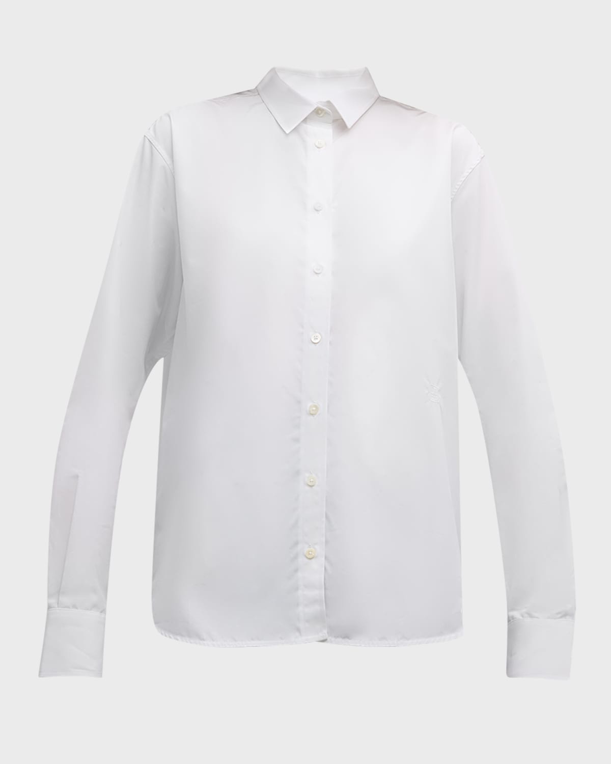 Organic Cotton Button-Front Shirt - 1