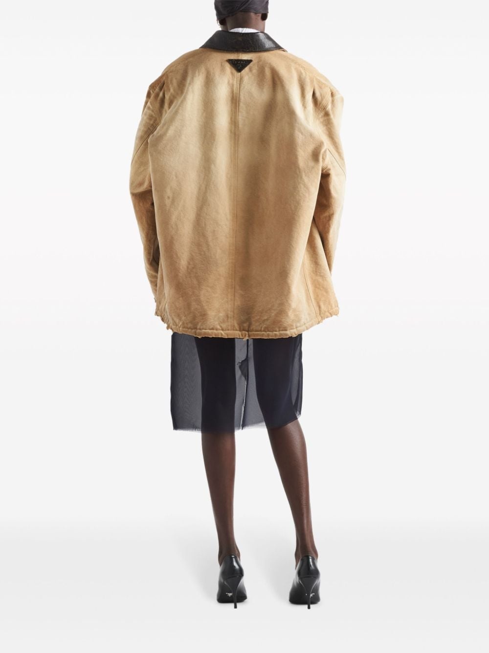 ripped canvas jacket - 3