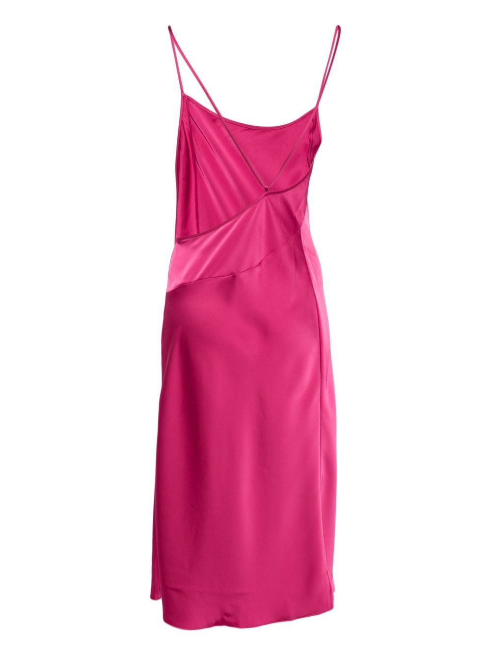 asymmetric midi dress - 2
