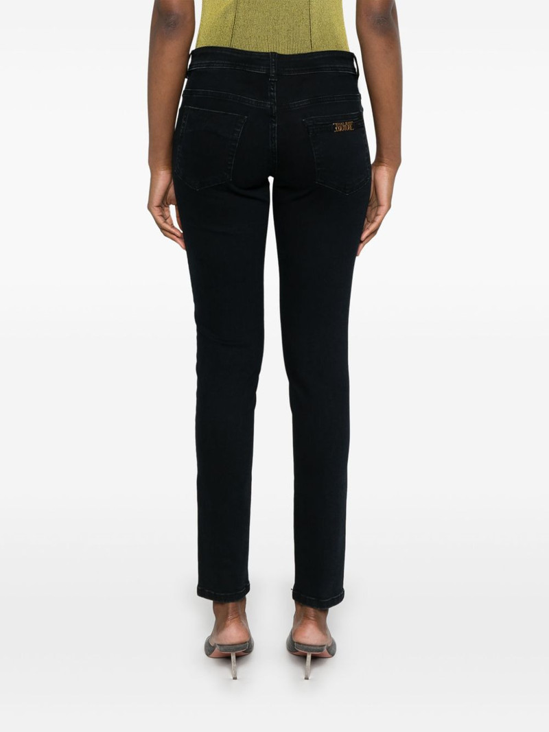 logo-plaque skinny jeans 4