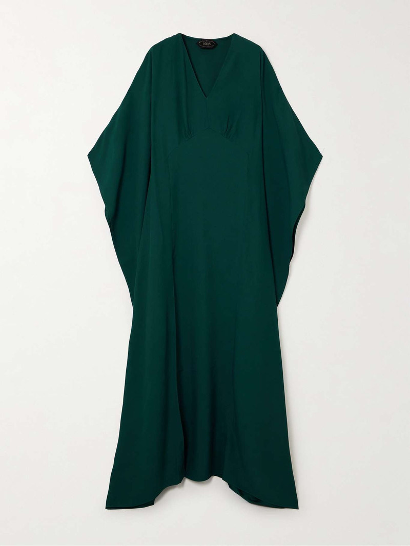 Obsession satin-trimmed crepe gown 1