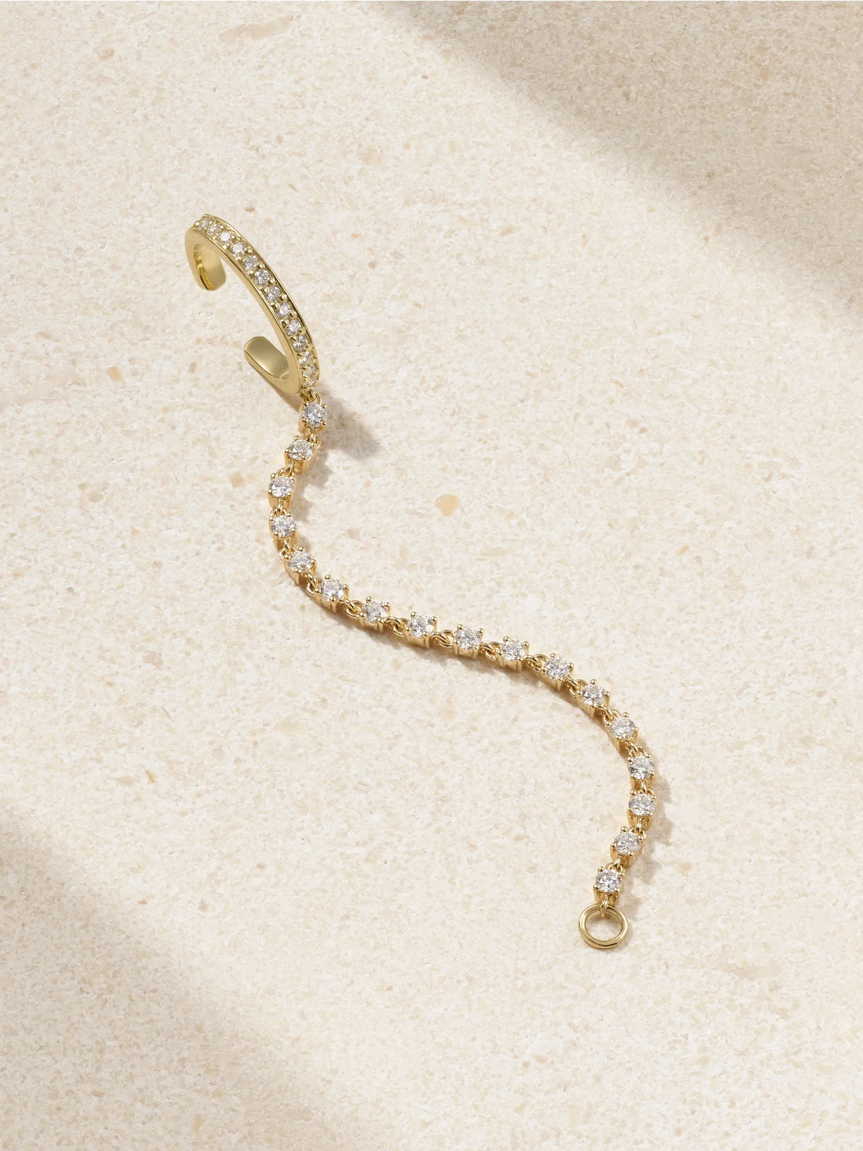 18-karat Gold Diamond Ear Cuff - 1