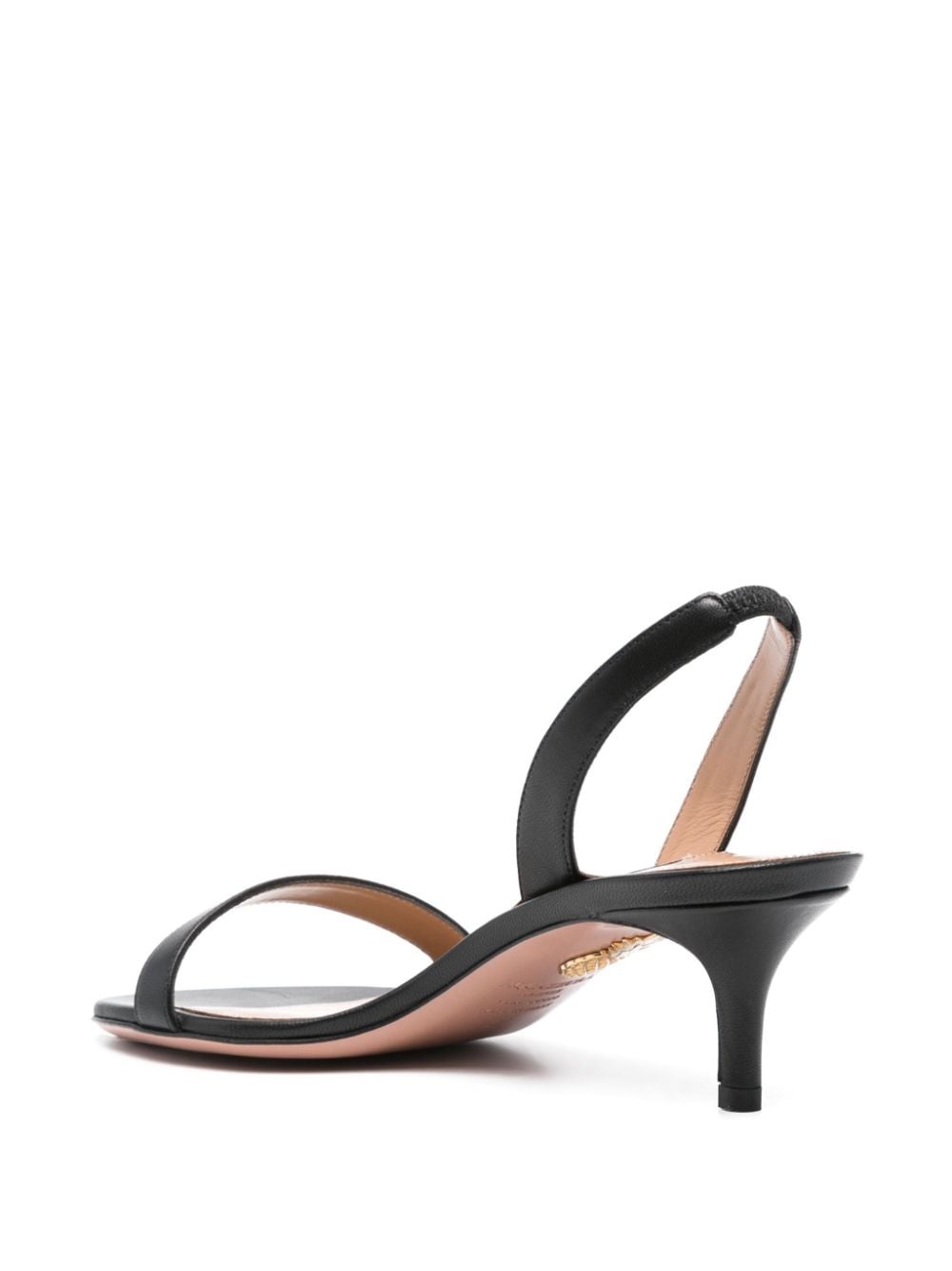 So Nude 50mm leather sandals - 3