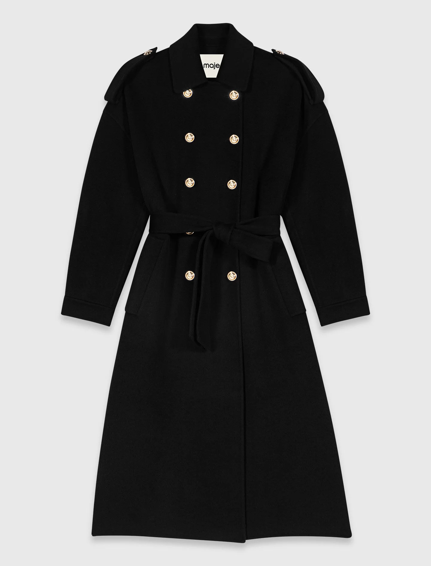 Long double-faced coat - 1