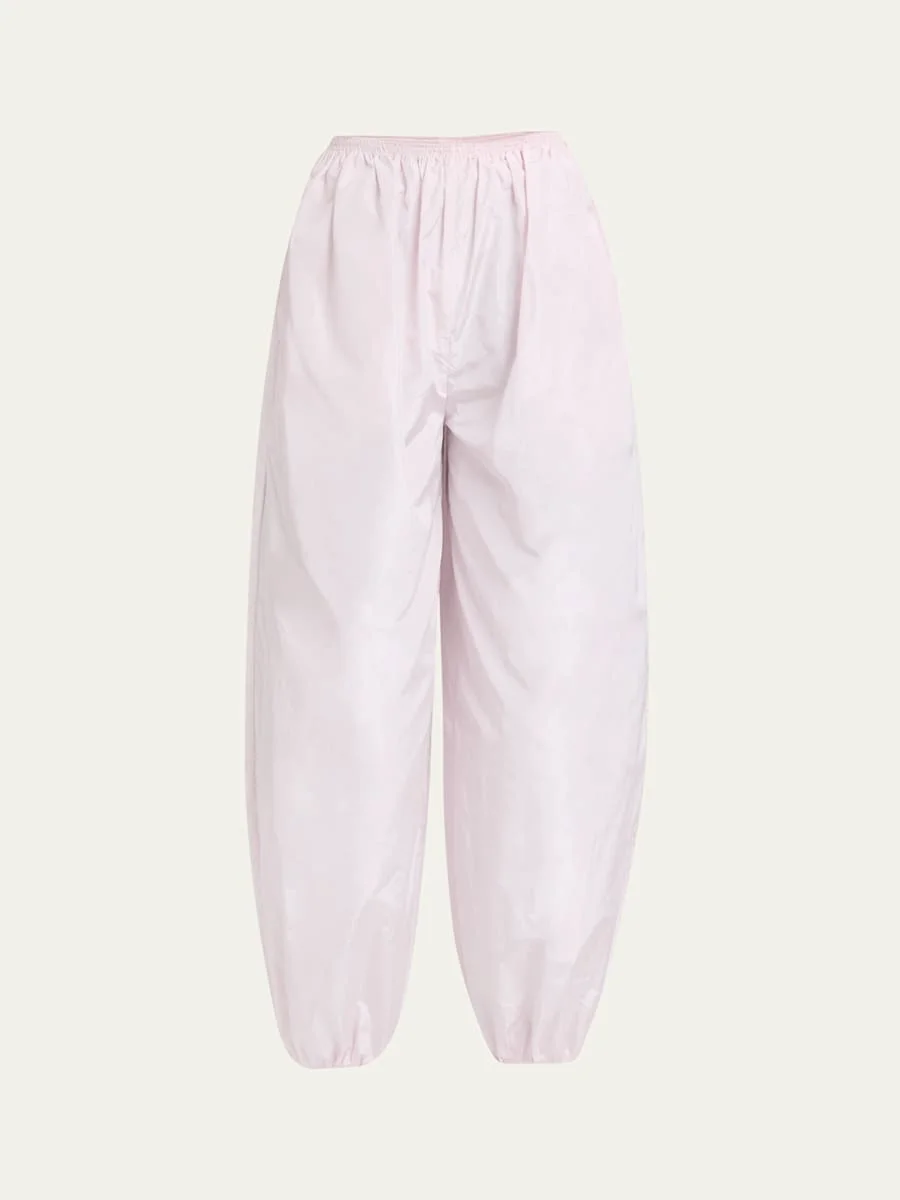 Balloon Silk Taffeta Pants - 1