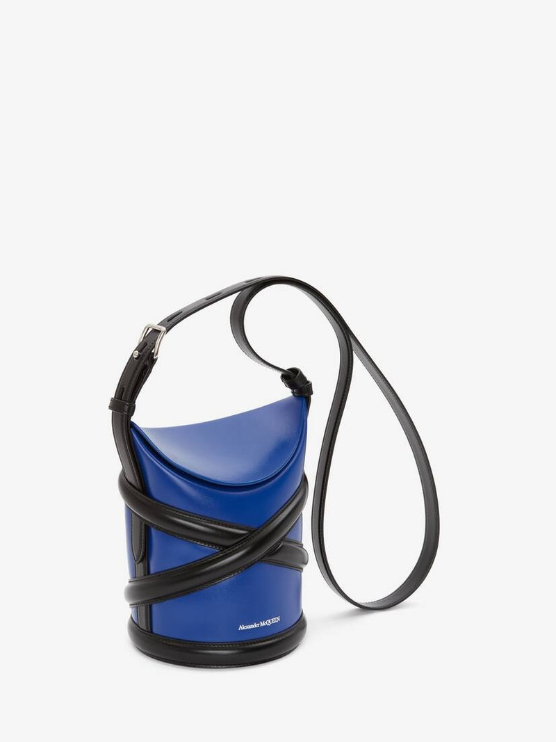 Alexander McQueen The Curve in Electric Blue/black outlook
