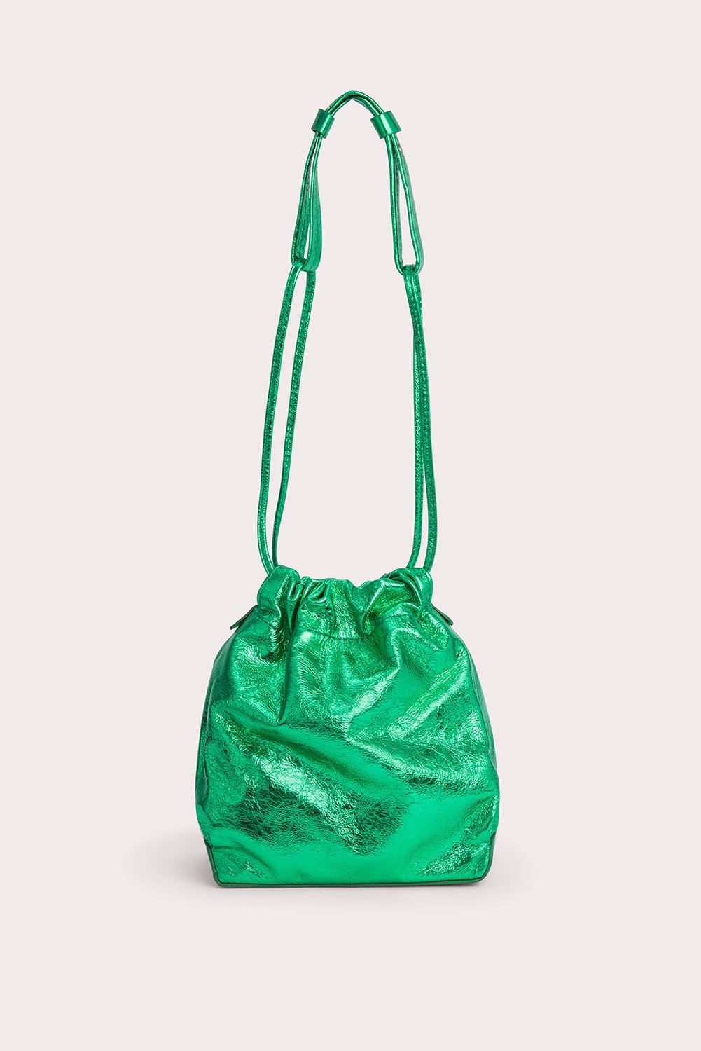 Mons Clover Green Metallic Leather - 2