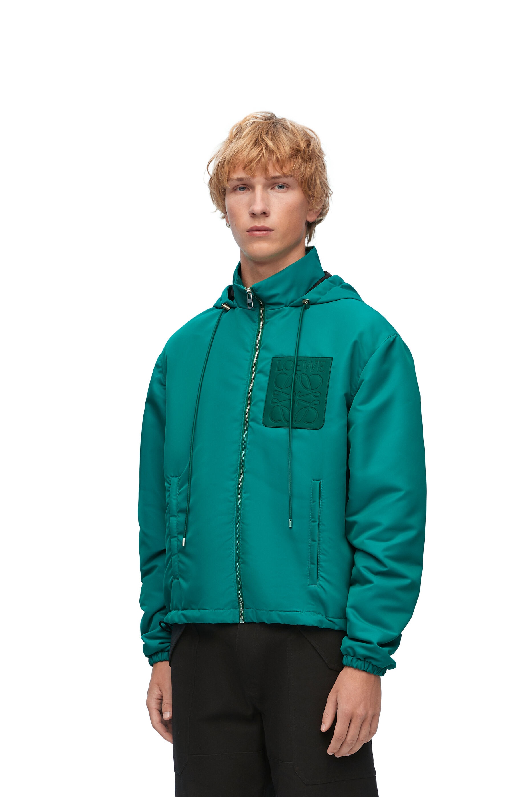 Hooded padded jacket in nylon - 3