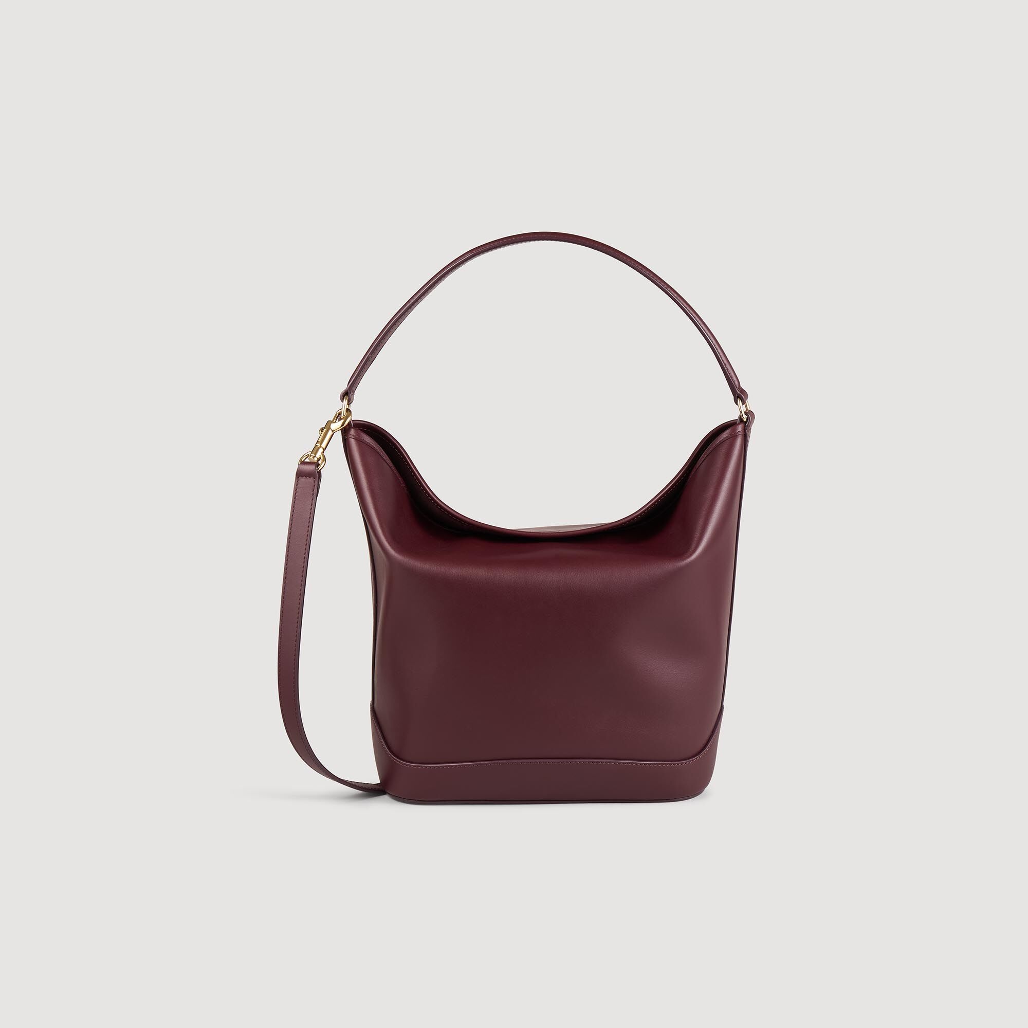 TANGOSO LEATHER BUCKET BAG - 5