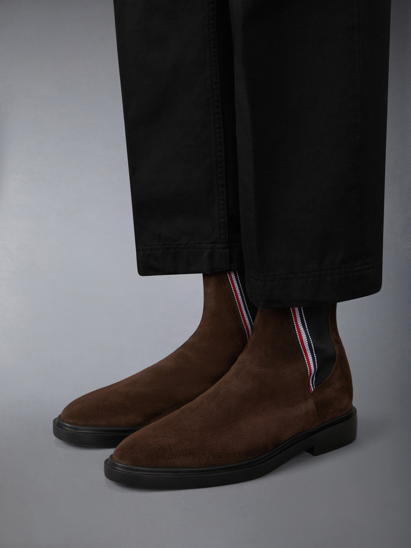 CALF SUEDE RWB STRIPE LOAFER 4