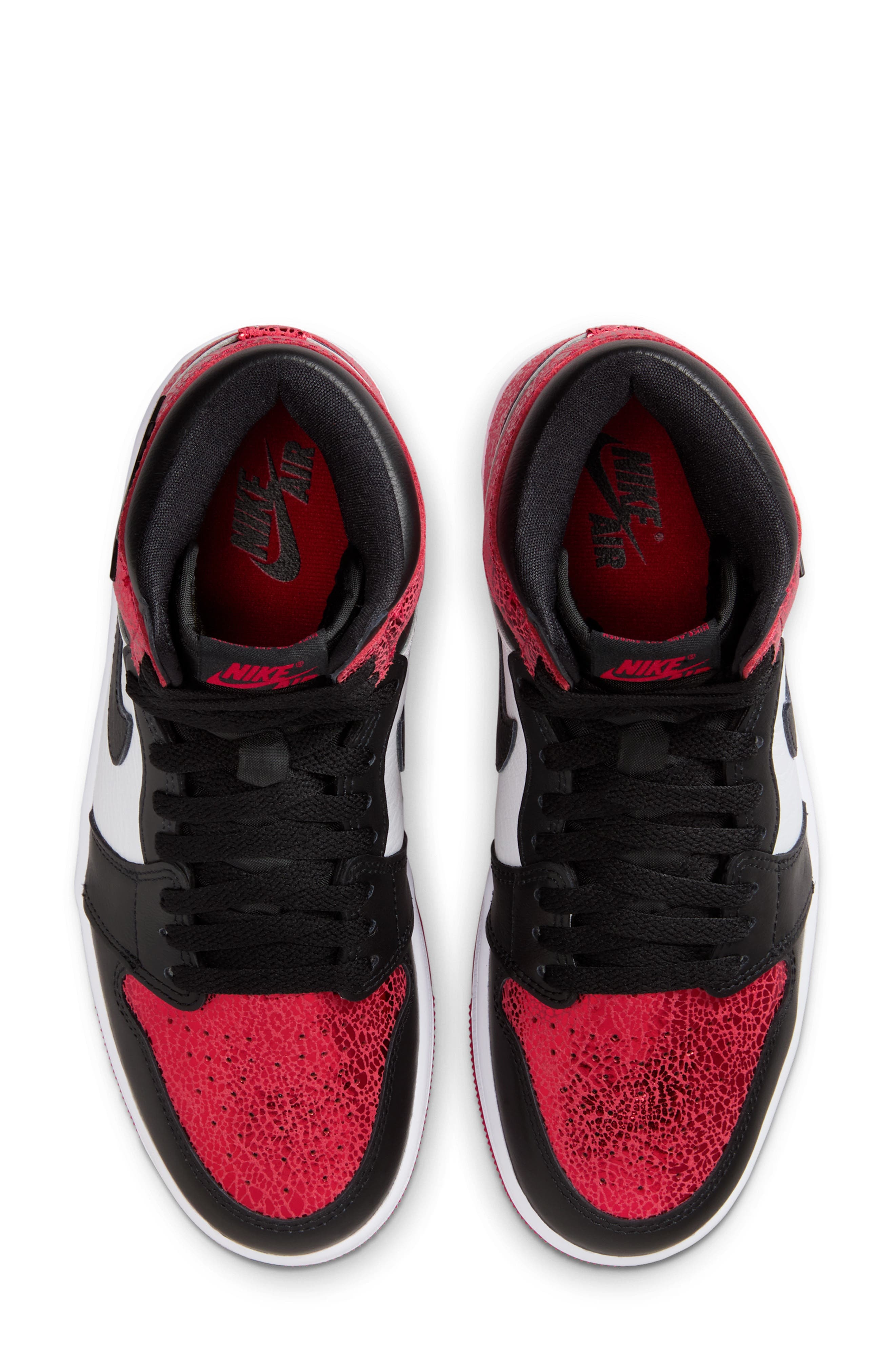Air Jordan 1 Retro High Basketball Sneaker in Varsity Red/Black/White at Nordstrom - 4