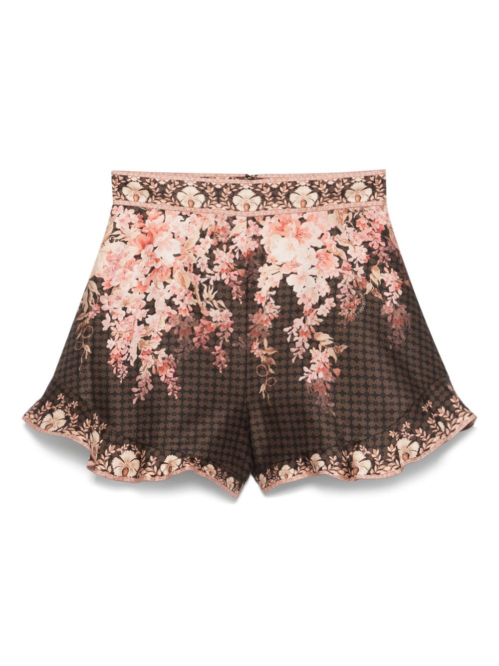 Zimmermann Printed Linen Shorts - 1