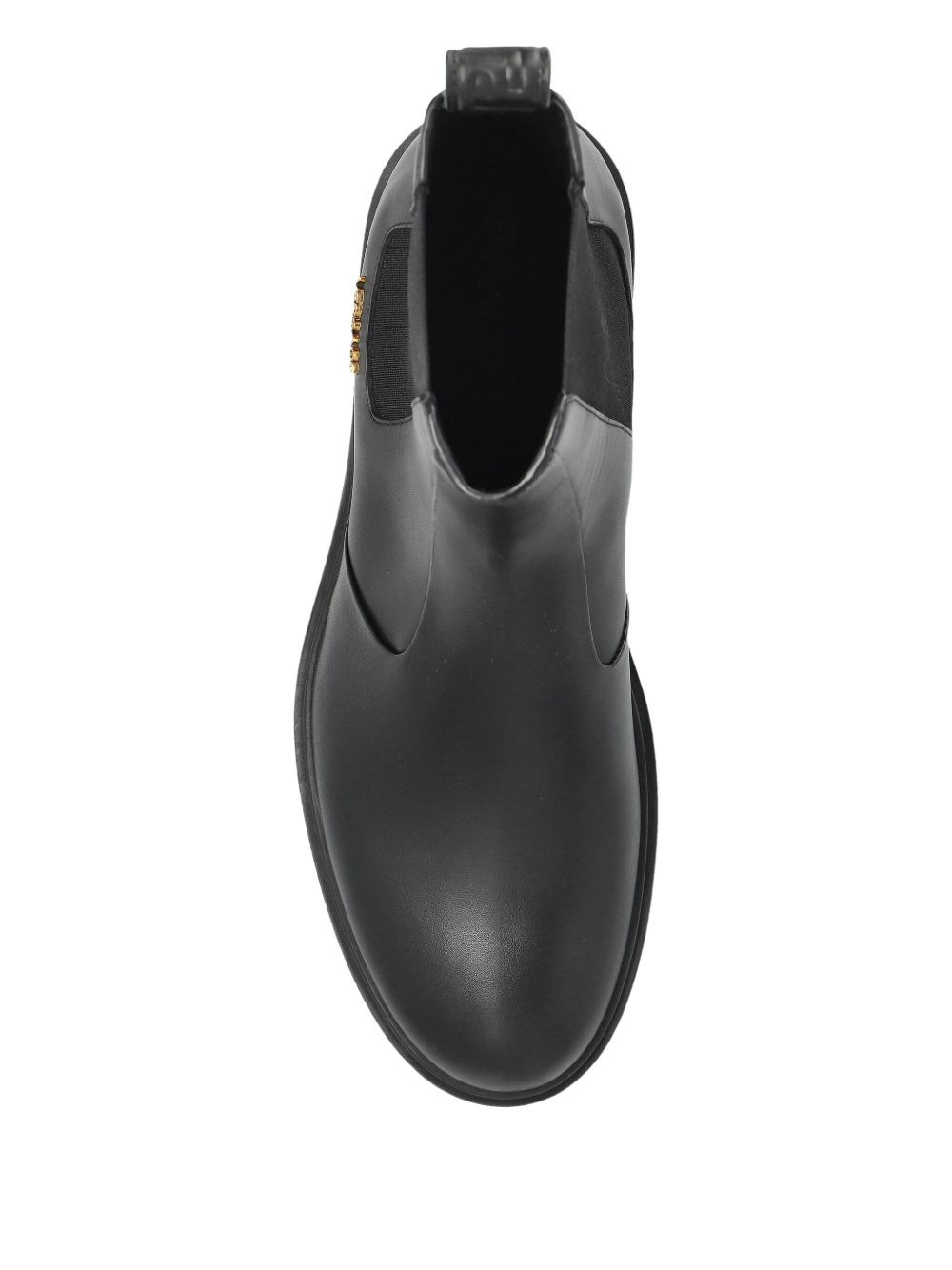 Greca-trim leather Chelsea boots - 4
