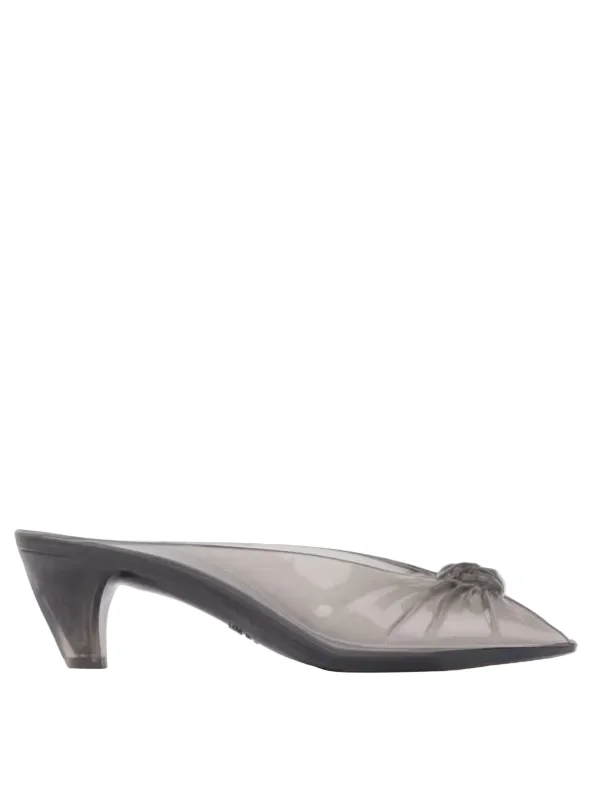 Jelly Mules in Ash Grey - 1