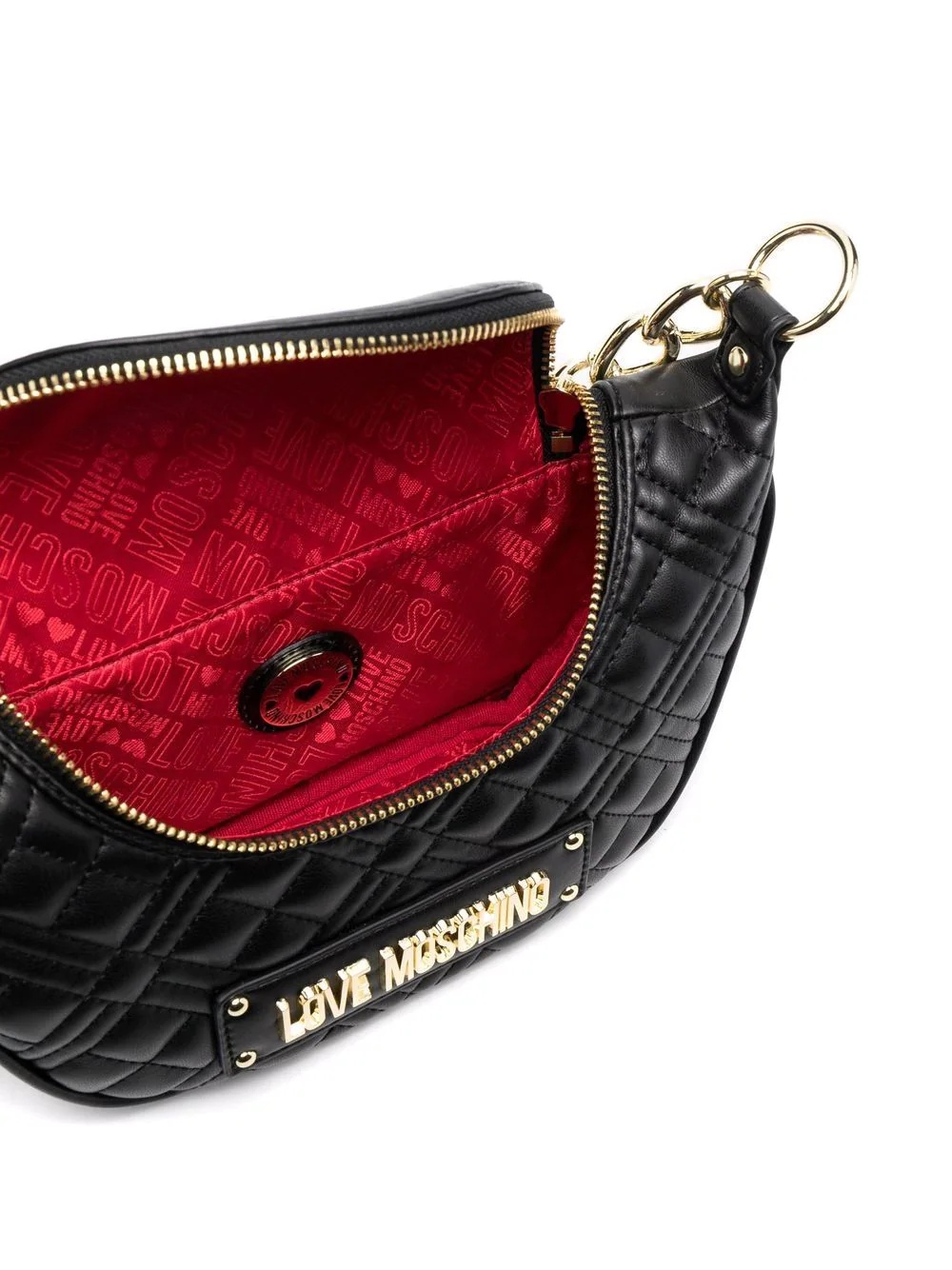 logo-plaque quilted crossbody bag - 6